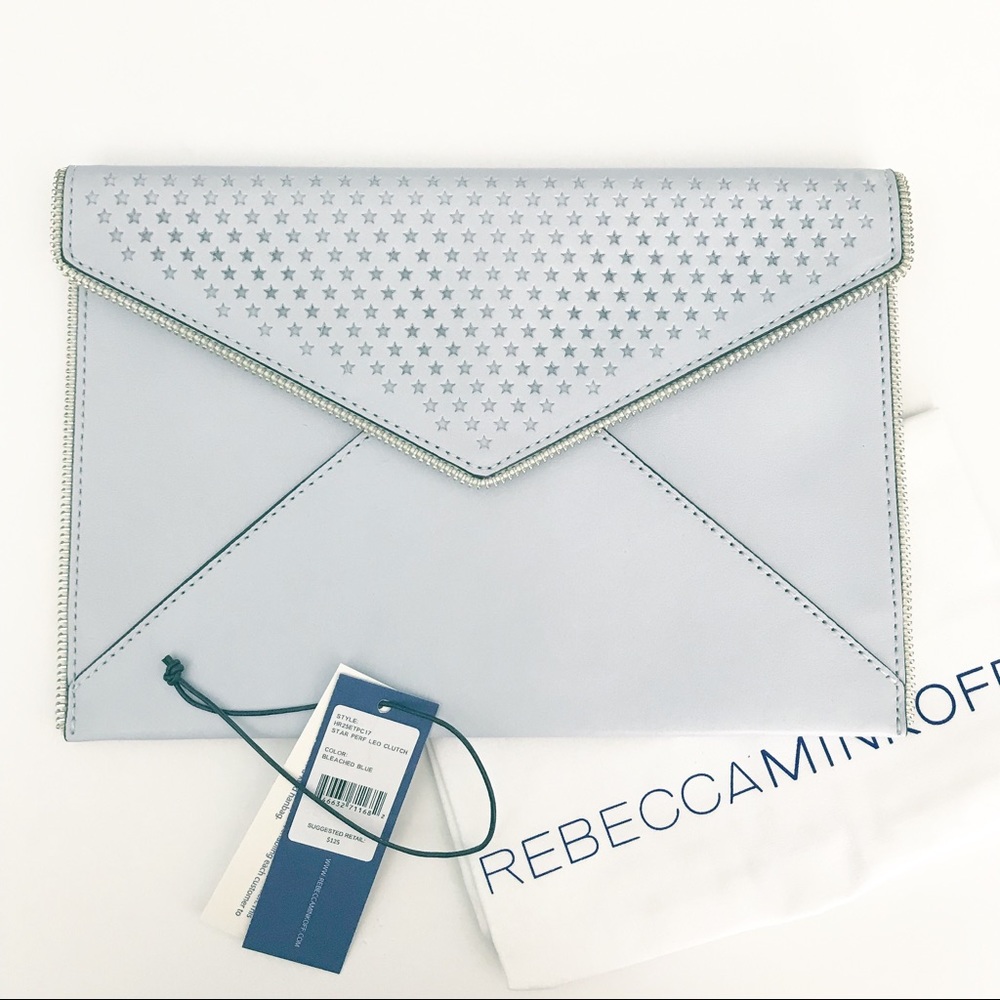 Rebecca Minkoff Star Perforated Leo Clutch
